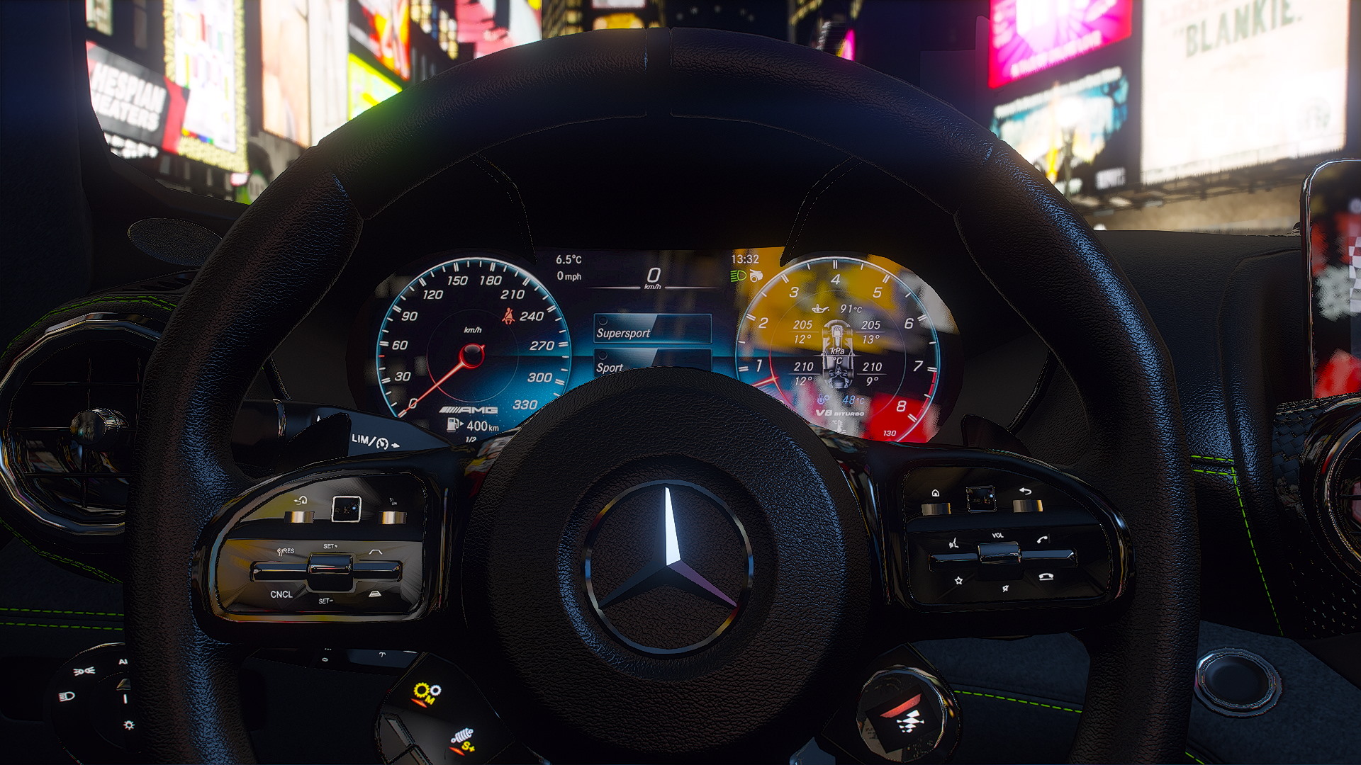 Mercedes Benz GT R 2021 Steering wheel
